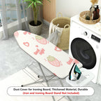 1-Piece Strawberry Heart Print Good Night  Ironing Board Cover, Universal Size, Without Board