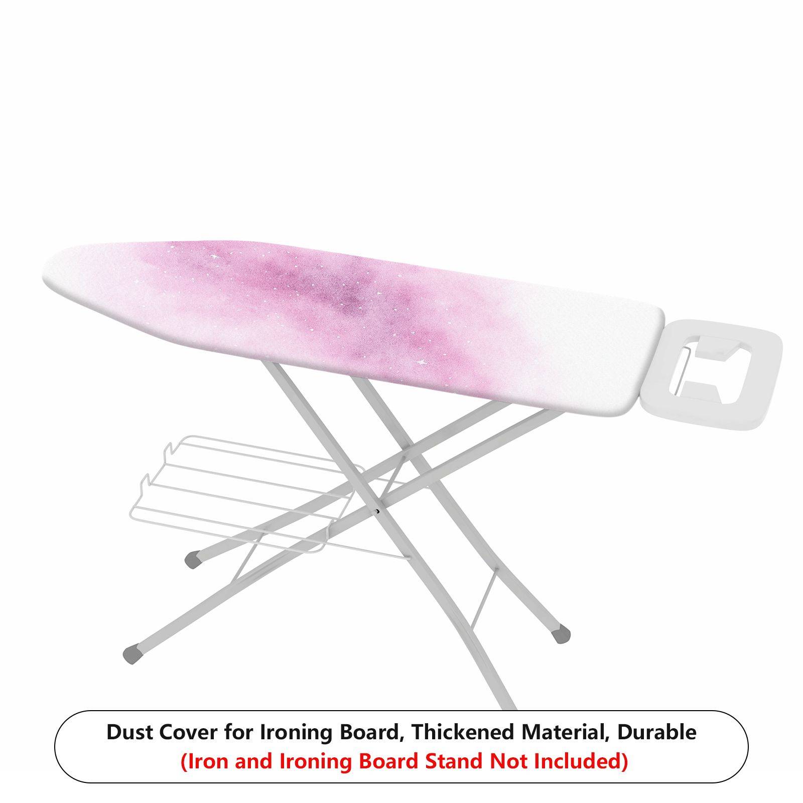 1-Piece Pink Galaxy Starry  Ironing Board Cover, Universal Size, Without Board