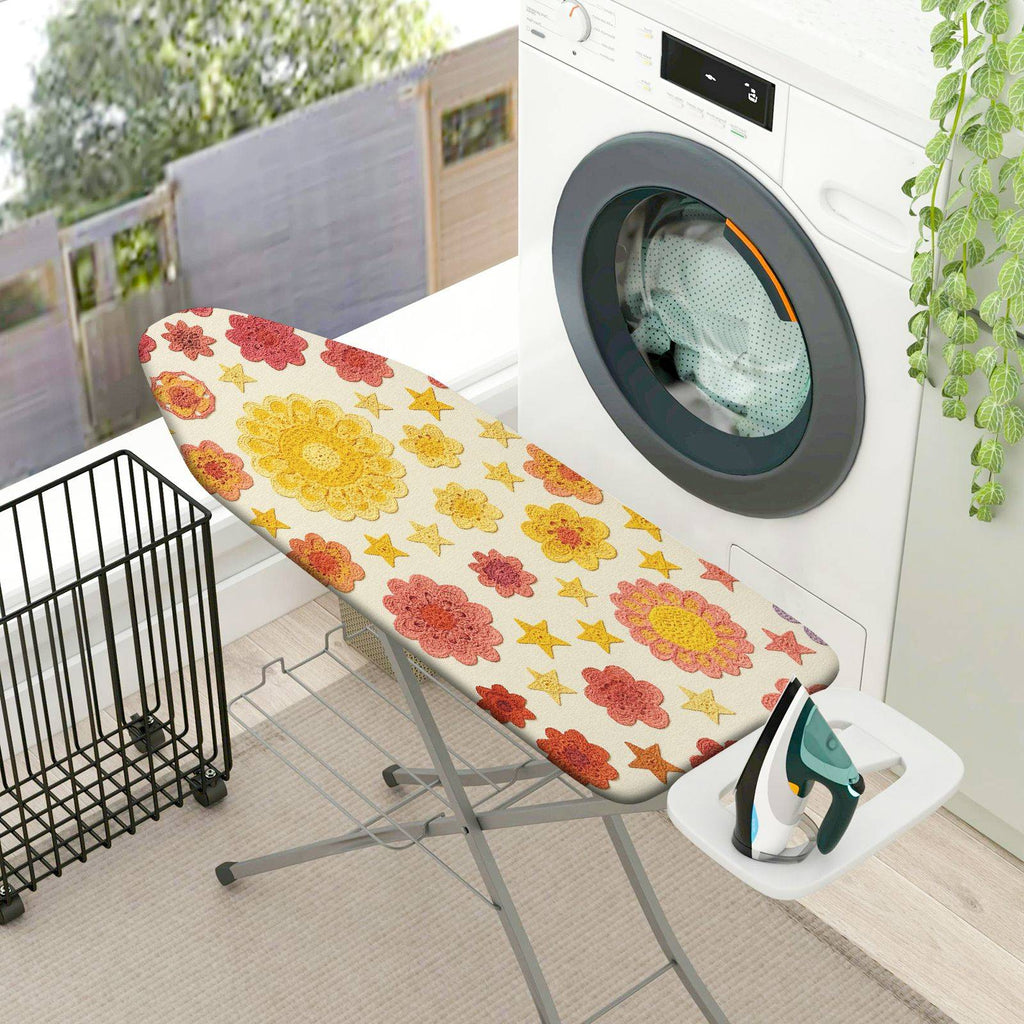 1-Piece Floral Star Colorful  Ironing Board Cover, Universal Size, Without Board