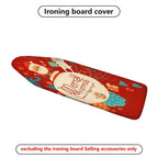 1-Piece Santa Claus Snowflakes Gifts  Ironing Board Cover, Universal Size, Without Board