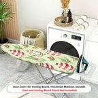 1-Piece Christmas Ornament Holly Berry  Ironing Board Cover, Universal Size, Without Board