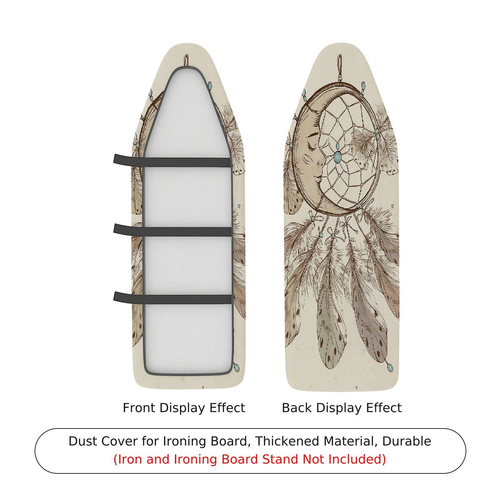 1-Piece Dreamcatcher Feather Bohemian  Ironing Board Cover, Universal Size, Without Board
