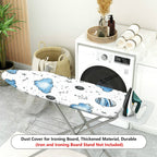 1-Piece Cloud Star Planet  Ironing Board Cover, Universal Size, Without Board