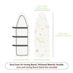 1-Piece Star Moon Rocket  Ironing Board Cover, Universal Size, Without Board