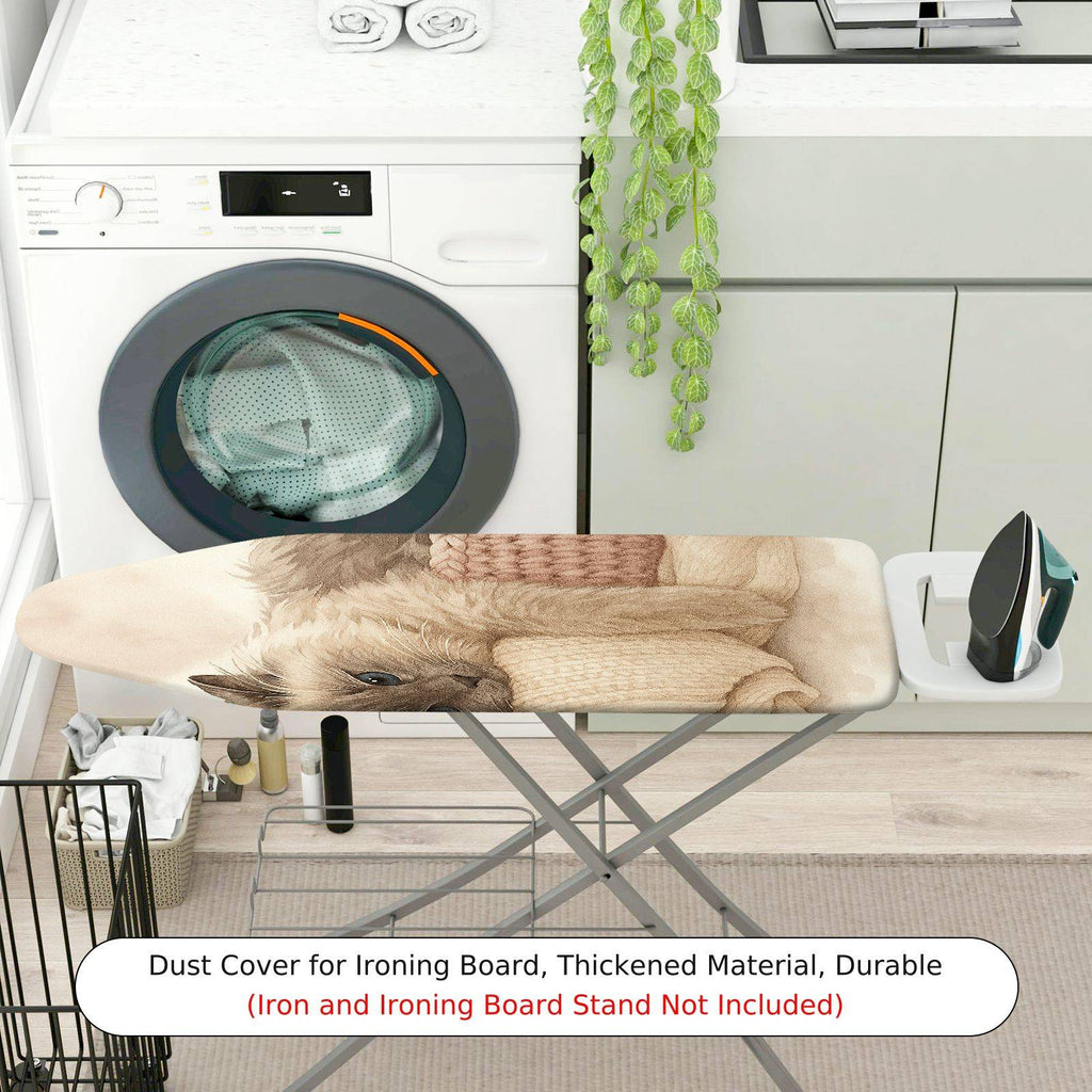 1-Piece Cat Fur Blanket  Ironing Board Cover, Universal Size, Without Board