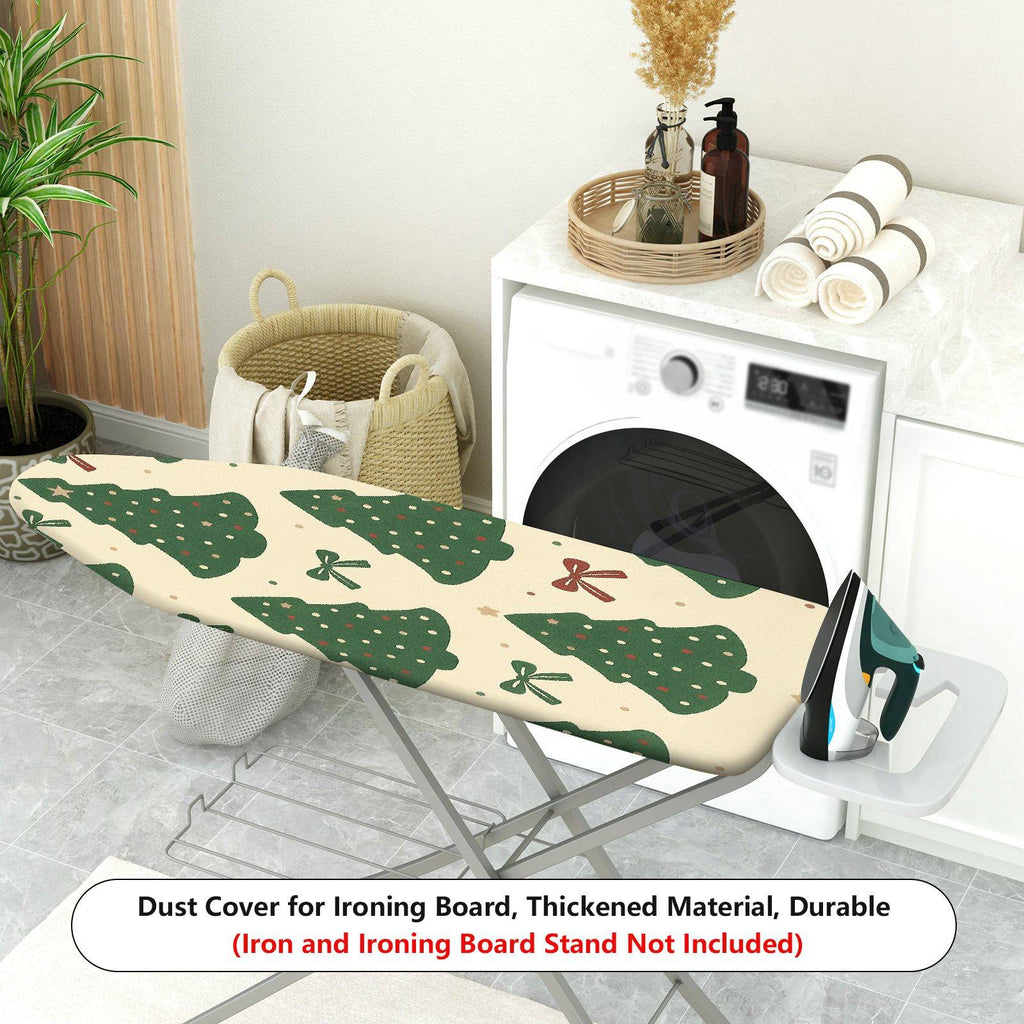 1-Piece Christmas Tree Bow Star  Ironing Board Cover, Universal Size, Without Board