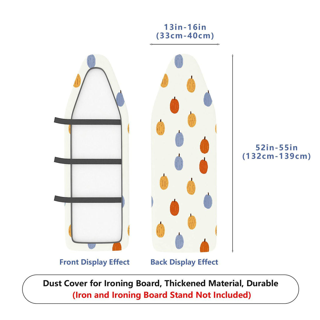 1-Piece Pumpkin Pattern Retro Autumn  Ironing Board Cover, Universal Size, Without Board