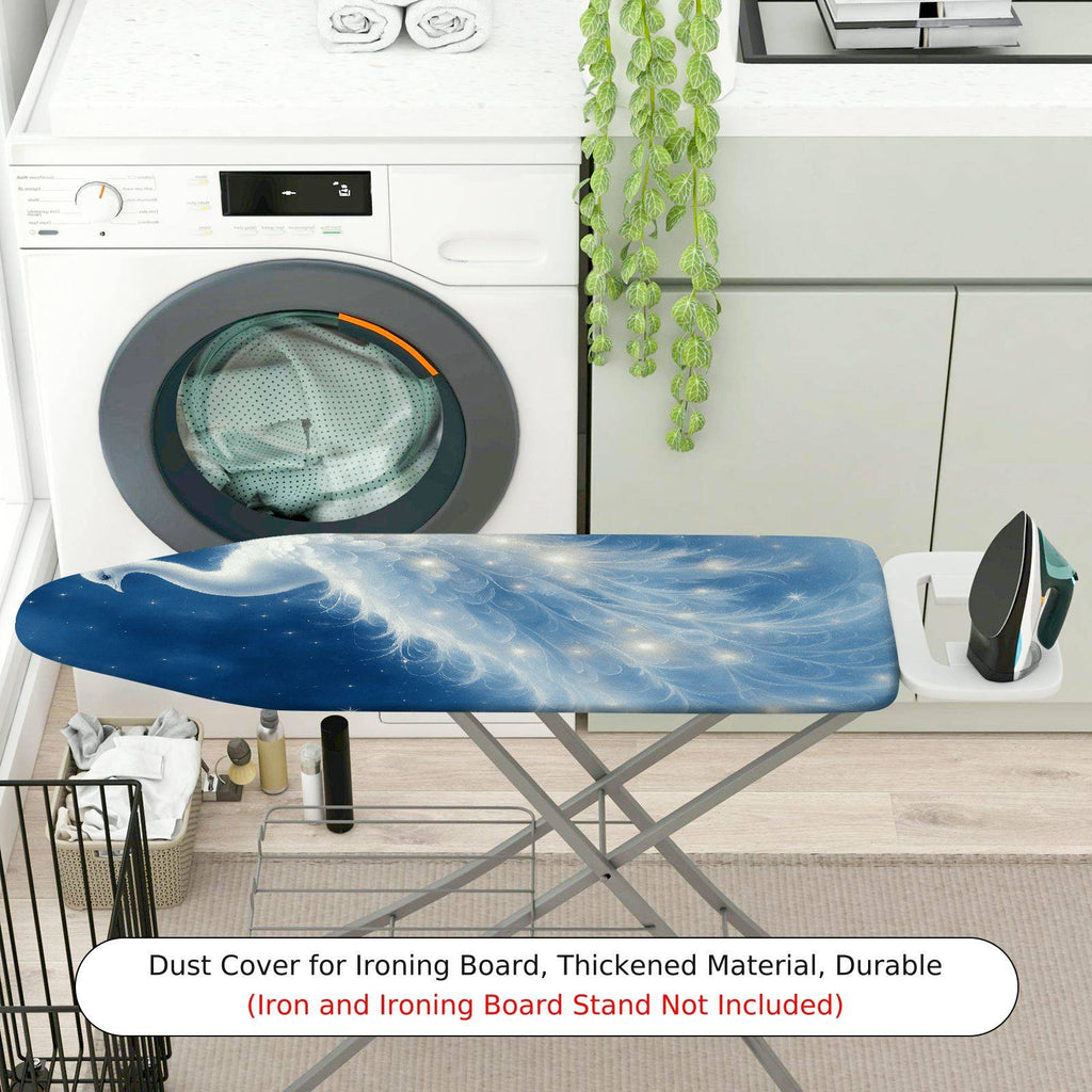 1-Piece Swan Starry Night Elegant  Ironing Board Cover, Universal Size, Without Board