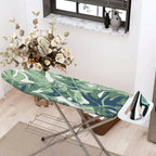 1-Piece Tropical Leaf Pattern Green  Ironing Board Cover, Universal Size, Without Board