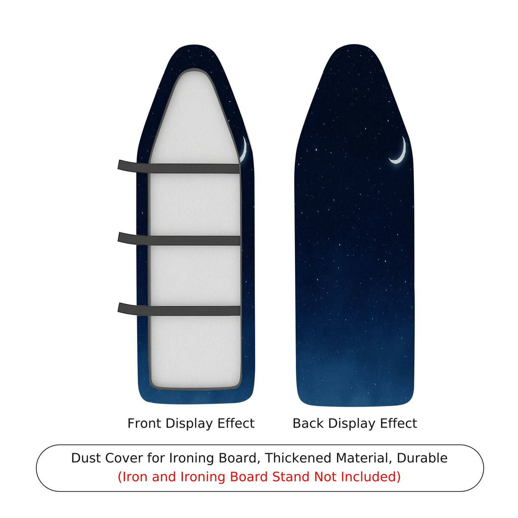 1-Piece Starry Night Sky Moon  Ironing Board Cover, Universal Size, Without Board