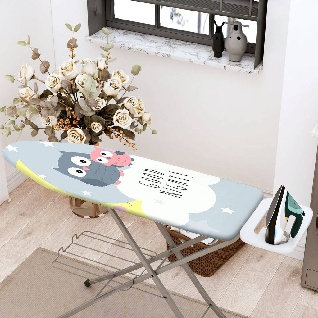 1-Piece Owl Night Star  Ironing Board Cover, Universal Size, Without Board