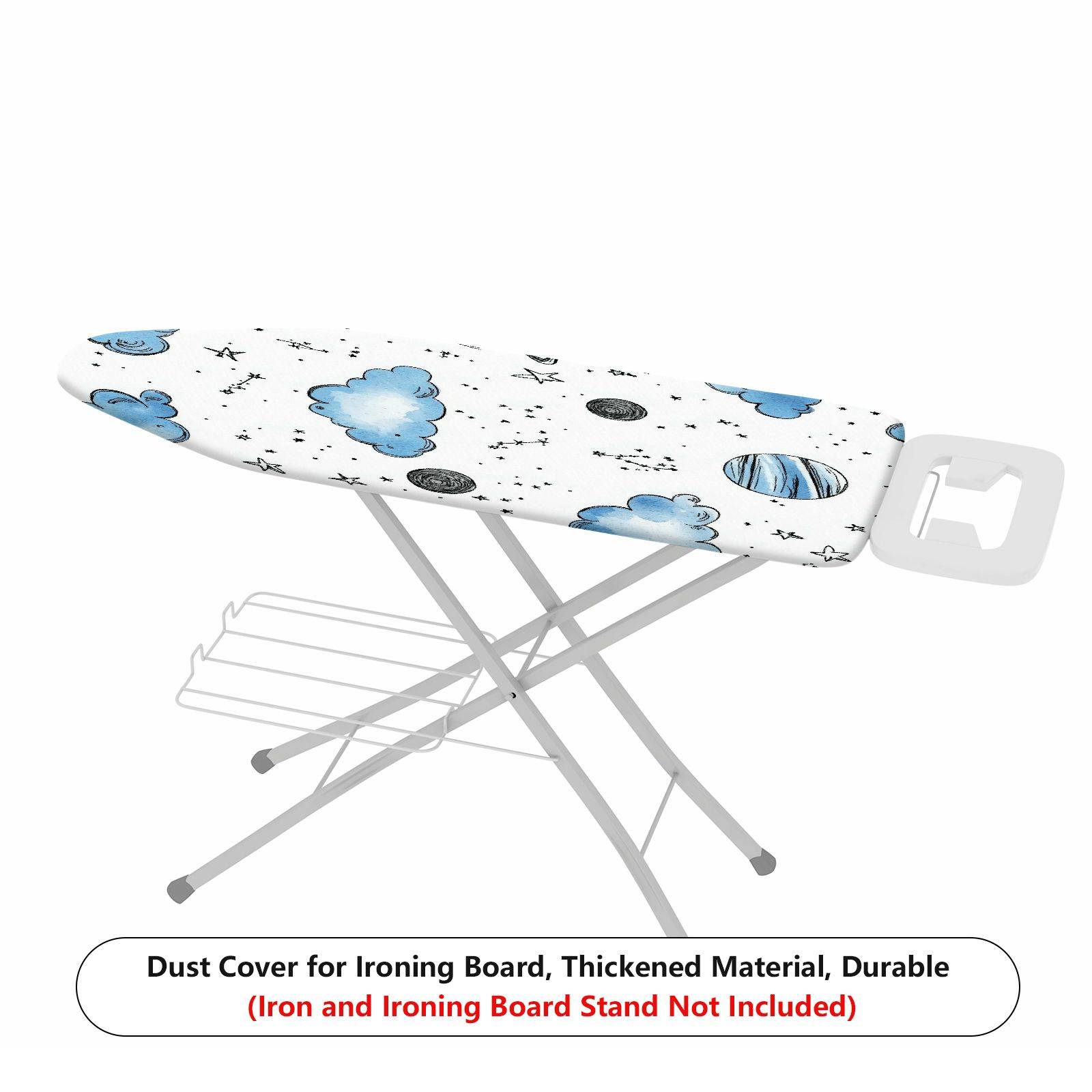 1-Piece Cloud Star Planet  Ironing Board Cover, Universal Size, Without Board