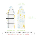 1-Piece Sun Moon Star  Ironing Board Cover, Universal Size, Without Board