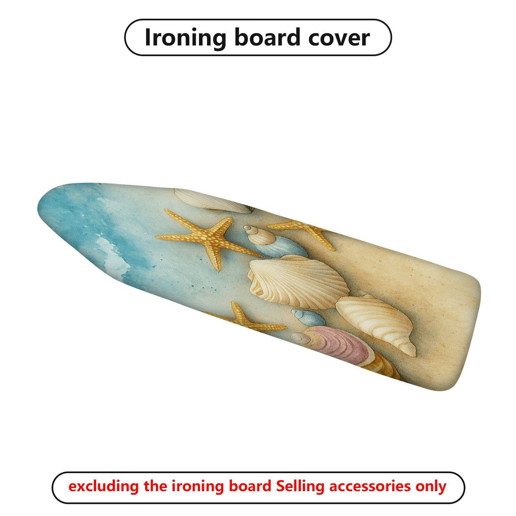 1-Piece Shells Starfish Ocean  Ironing Board Cover, Universal Size, Without Board