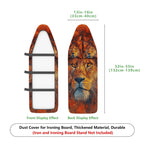 1-Piece Lion Animal Art Painting  Ironing Board Cover, Universal Size, Without Board