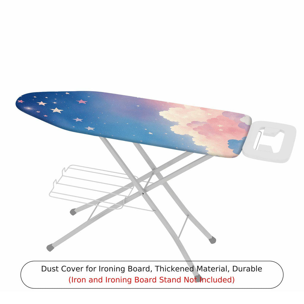 1-Piece Starry Cloud Pastel Sky  Ironing Board Cover, Universal Size, Without Board