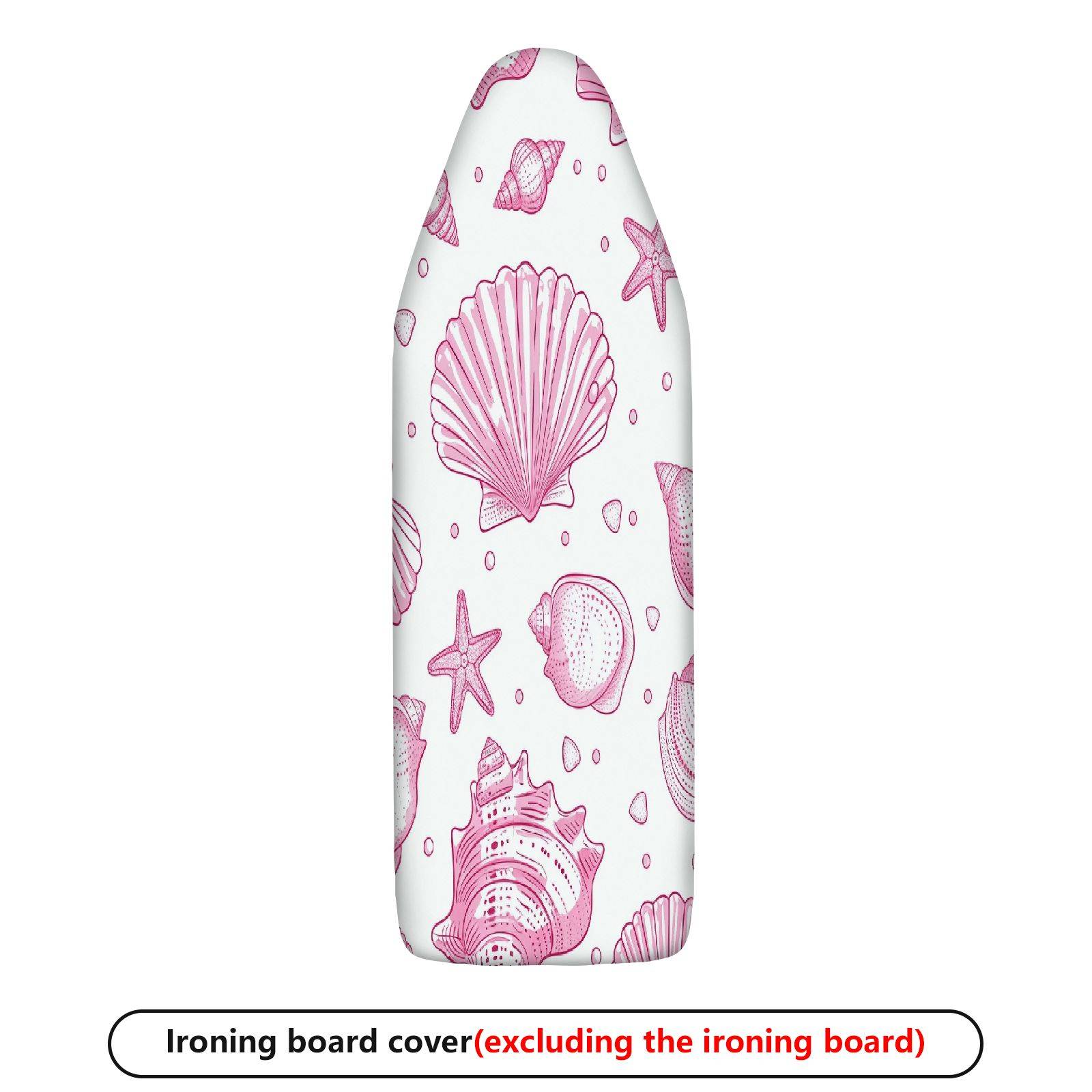 1-Piece Seashell Starfish Ocean  Ironing Board Cover, Universal Size, Without Board