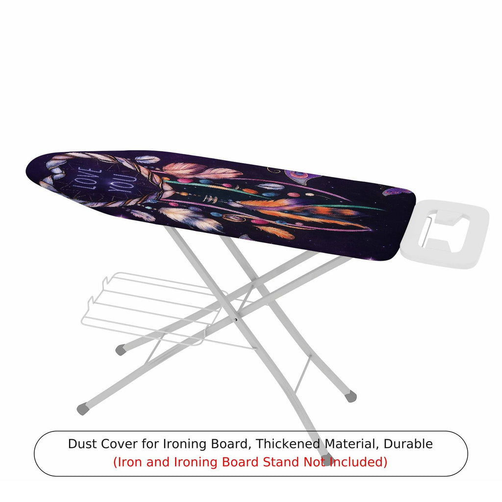 1-Piece Dreamcatcher Feathers Love  Ironing Board Cover, Universal Size, Without Board