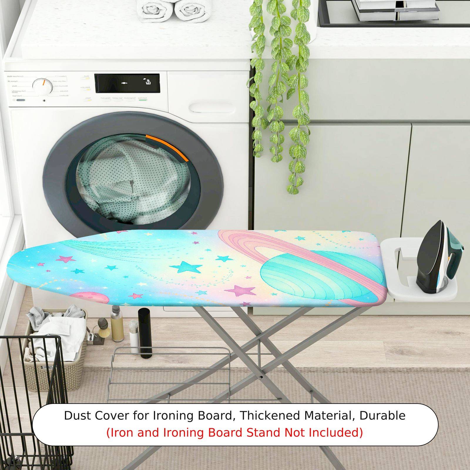 1-Piece Star Planet Space  Ironing Board Cover, Universal Size, Without Board