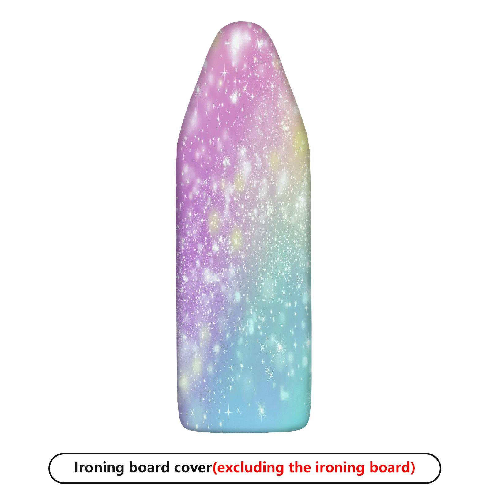 1-Piece Gradient Sparkle Star Glitter  Ironing Board Cover, Universal Size, Without Board