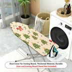 1-Piece Christmas Tree Bow Star  Ironing Board Cover, Universal Size, Without Board