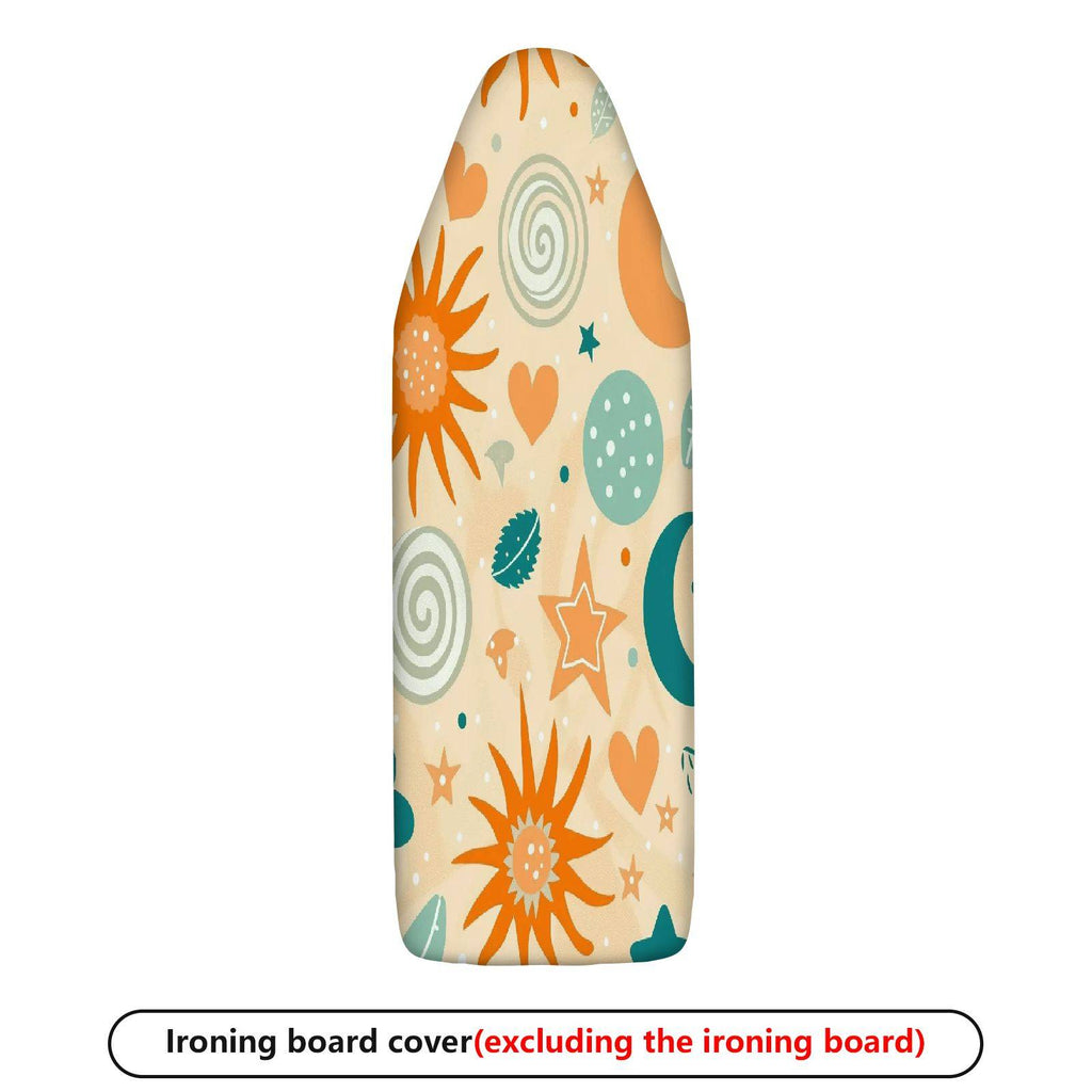 1-Piece Colorful Abstract Star Sun  Ironing Board Cover, Universal Size, Without Board