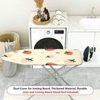 1-Piece Strawberry Floral Pink  Ironing Board Cover, Universal Size, Without Board