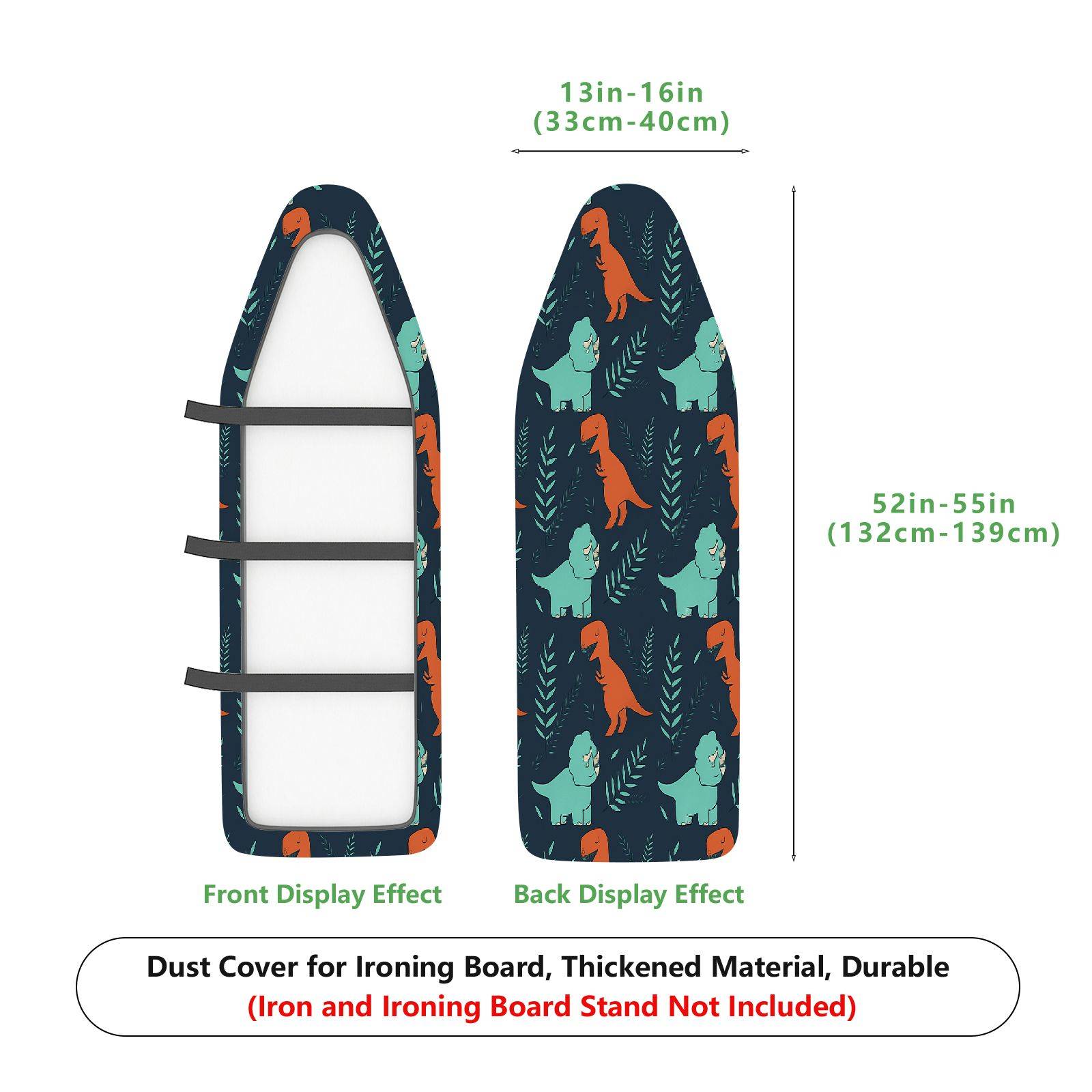 1-Piece Animal Leaf  Ironing Board Cover, Universal Size, Without Board