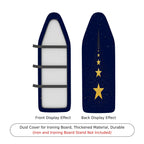 1-Piece Starry Night Blue Gold Starry Sky  Ironing Board Cover, Universal Size, Without Board