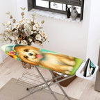 1-Piece Cute Dog Flower  Ironing Board Cover, Universal Size, Without Board