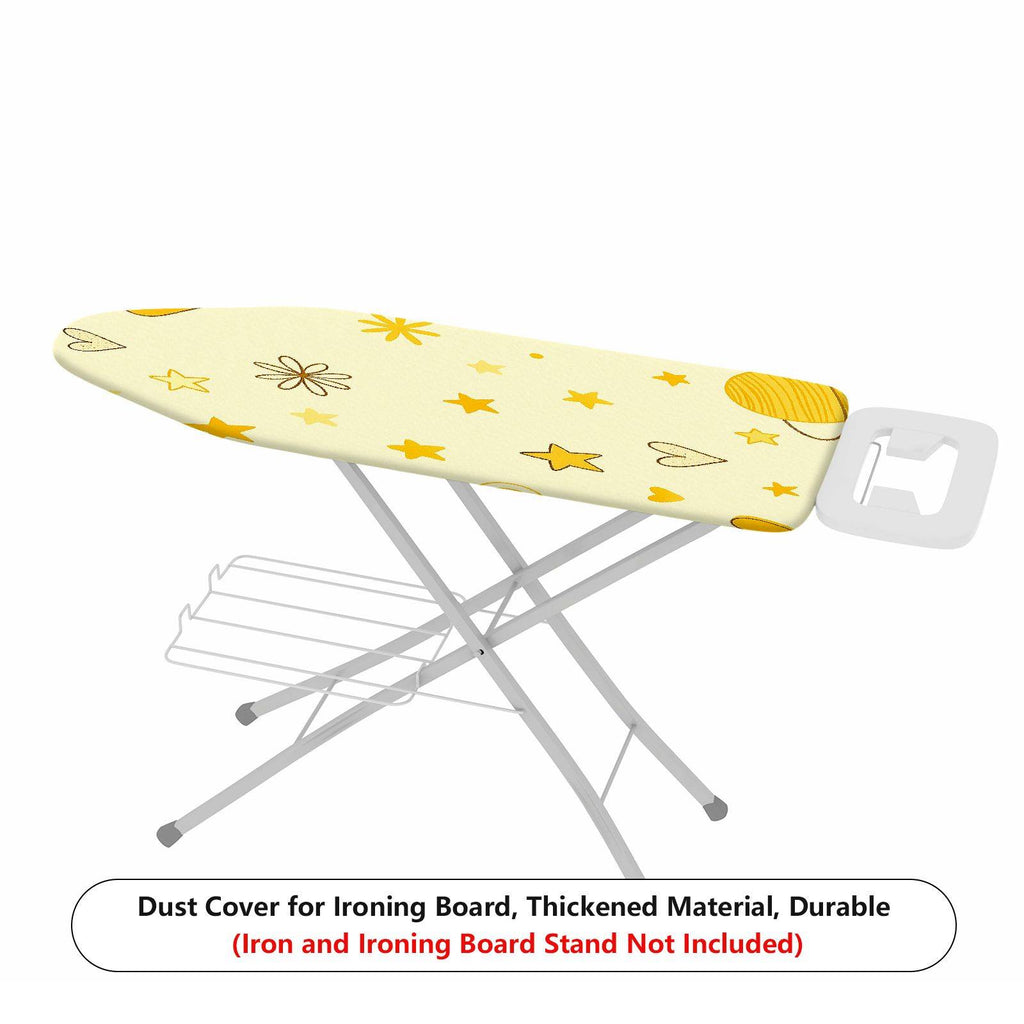 1-Piece Star Heart Flower  Ironing Board Cover, Universal Size, Without Board