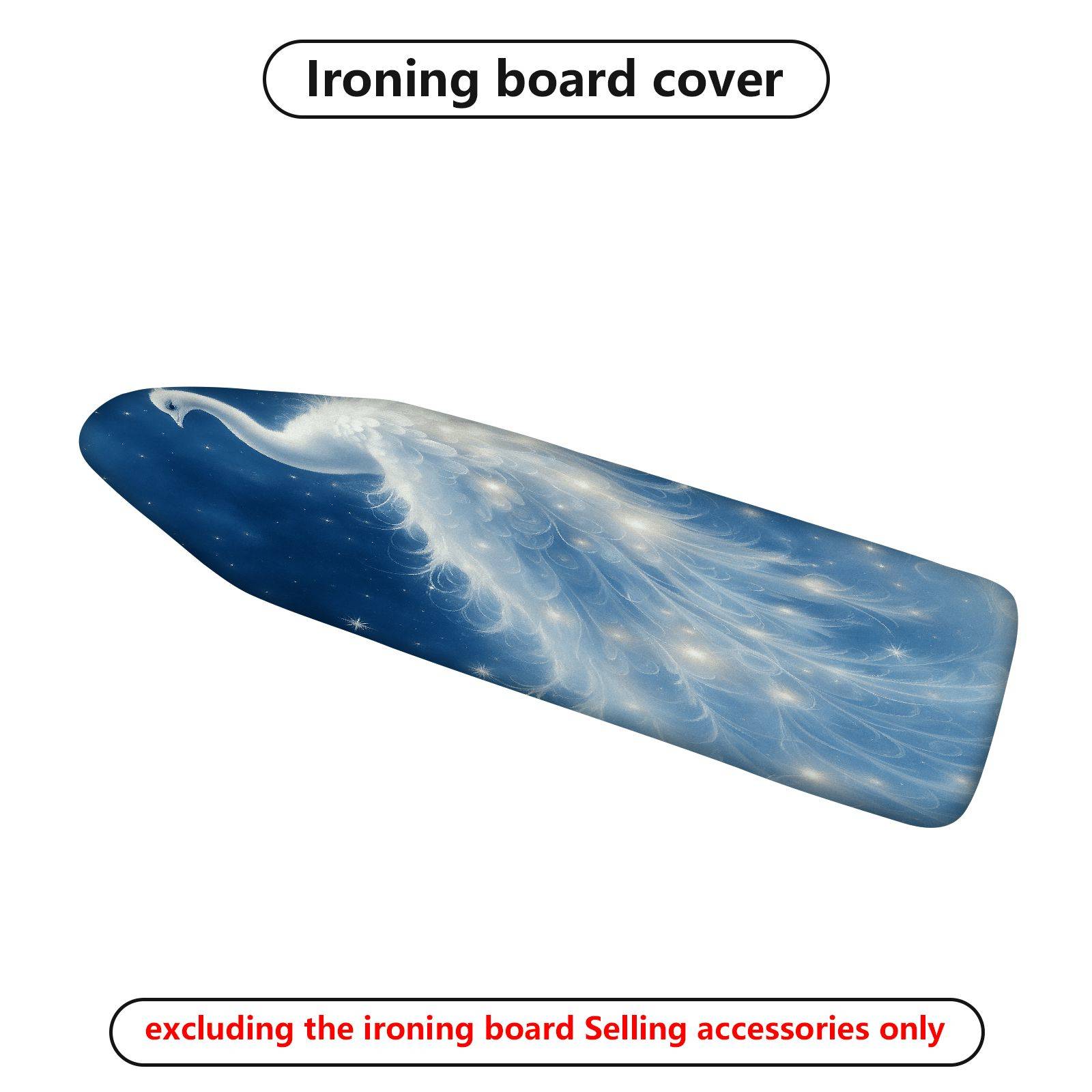 1-Piece Swan Starry Night Elegant  Ironing Board Cover, Universal Size, Without Board