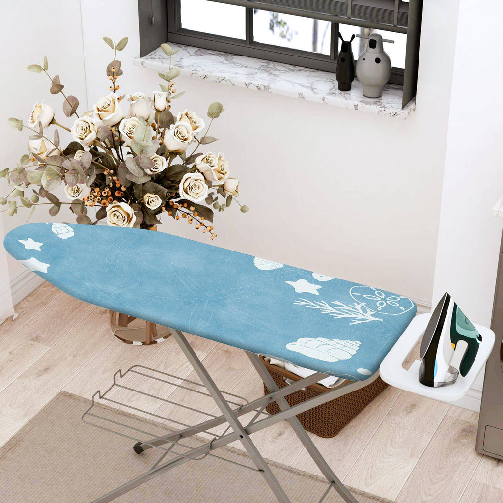 1-Piece Starfish Seashells Marine  Ironing Board Cover, Universal Size, Without Board