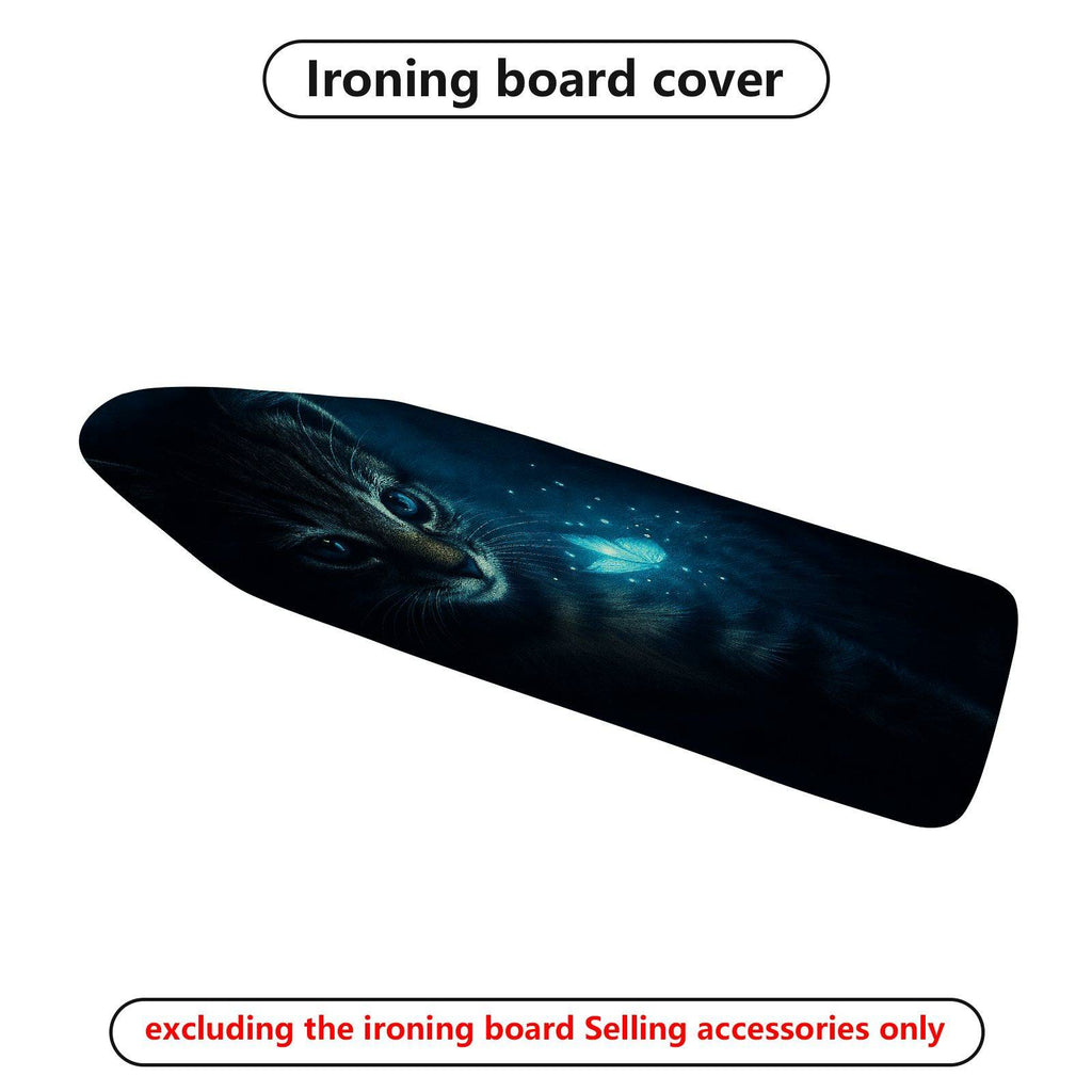 1-Piece Cat Night Fantasy  Ironing Board Cover, Universal Size, Without Board