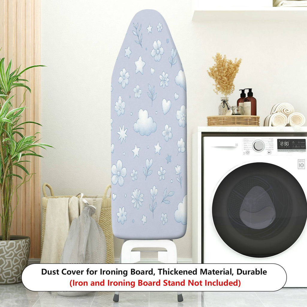 1-Piece Floral Cloud Star  Ironing Board Cover, Universal Size, Without Board