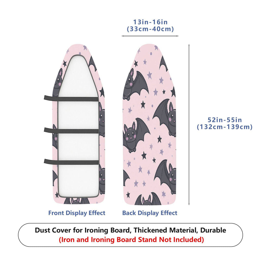 1-Piece Bat Stars Pink  Ironing Board Cover, Universal Size, Without Board