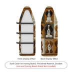 1-Piece Dog Print  Brown  Ironing Board Cover, Universal Size, Without Board