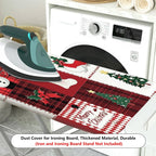 1-Piece Christmas Snowman Patterned  Ironing Board Cover, Universal Size, Without Board