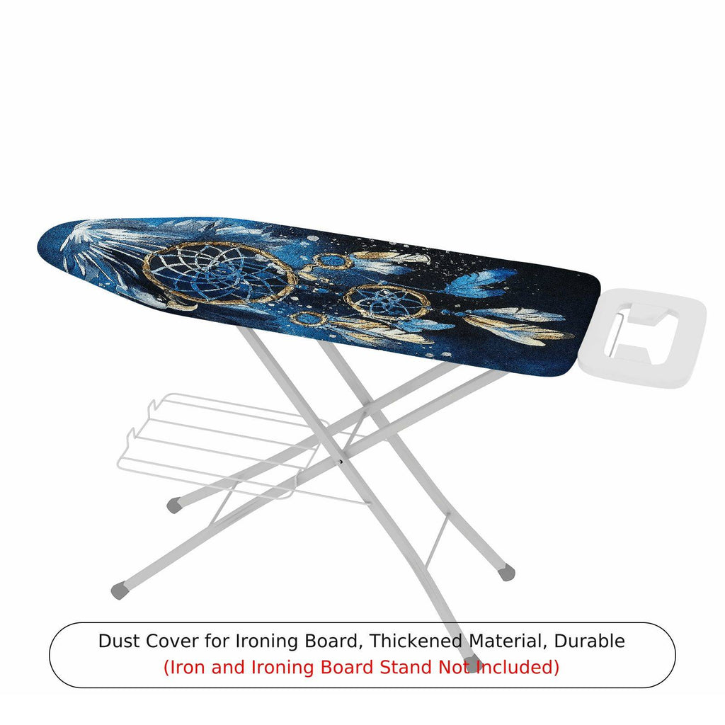 1-Piece Dreamcatcher Feathers Night  Ironing Board Cover, Universal Size, Without Board