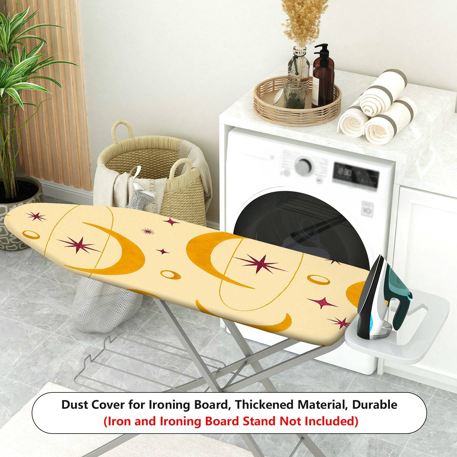 1-Piece Moon Star Planet  Ironing Board Cover, Universal Size, Without Board