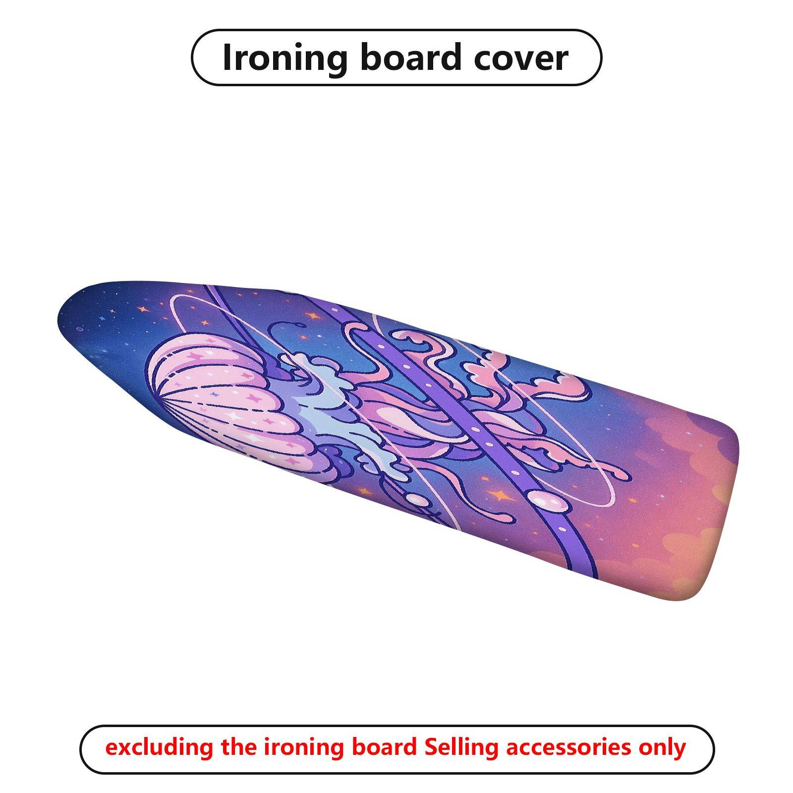 1-Piece Jellyfish Ocean Starry  Ironing Board Cover, Universal Size, Without Board