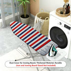 1-Piece American Stars Stripes City  Ironing Board Cover, Universal Size, Without Board
