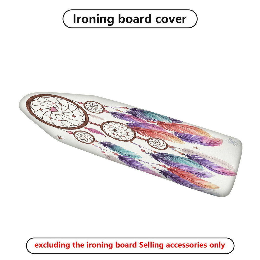 1-Piece Dreamcatcher Feather Bohemian  Ironing Board Cover, Universal Size, Without Board