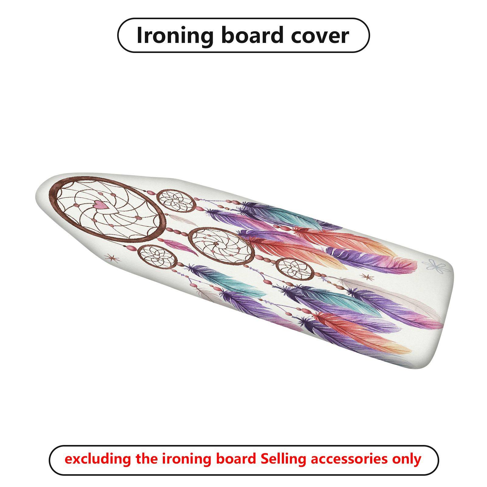 1-Piece Dreamcatcher Feather Bohemian  Ironing Board Cover, Universal Size, Without Board