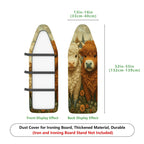 1-Piece Alpaca Animal Floral  Ironing Board Cover, Universal Size, Without Board