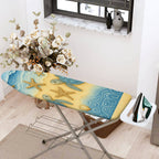 1-Piece Ocean Turtle Starfish Beach  Ironing Board Cover, Universal Size, Without Board