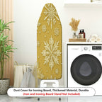 1-Piece Snowflake Christmas Winter  Ironing Board Cover, Universal Size, Without Board