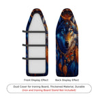1-Piece Wolf Dreamcatcher Butterfly  Ironing Board Cover, Universal Size, Without Board