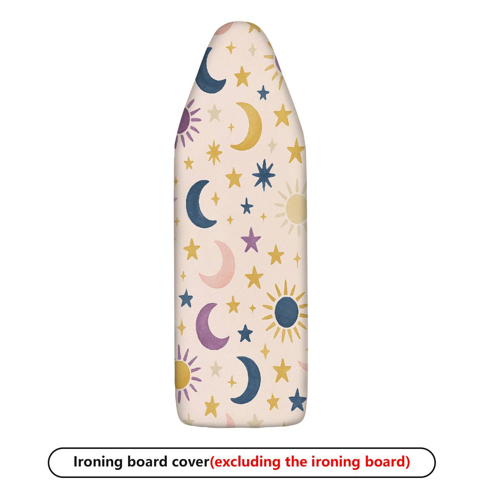 1-Piece Moon Star Astronomy  Ironing Board Cover, Universal Size, Without Board