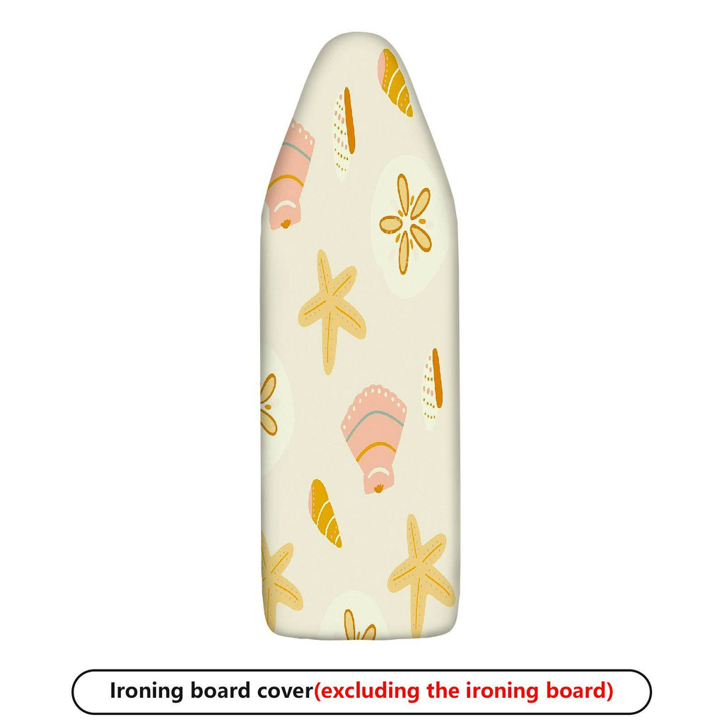 1-Piece Sea Shell Starfish Sand Dollar  Ironing Board Cover, Universal Size, Without Board